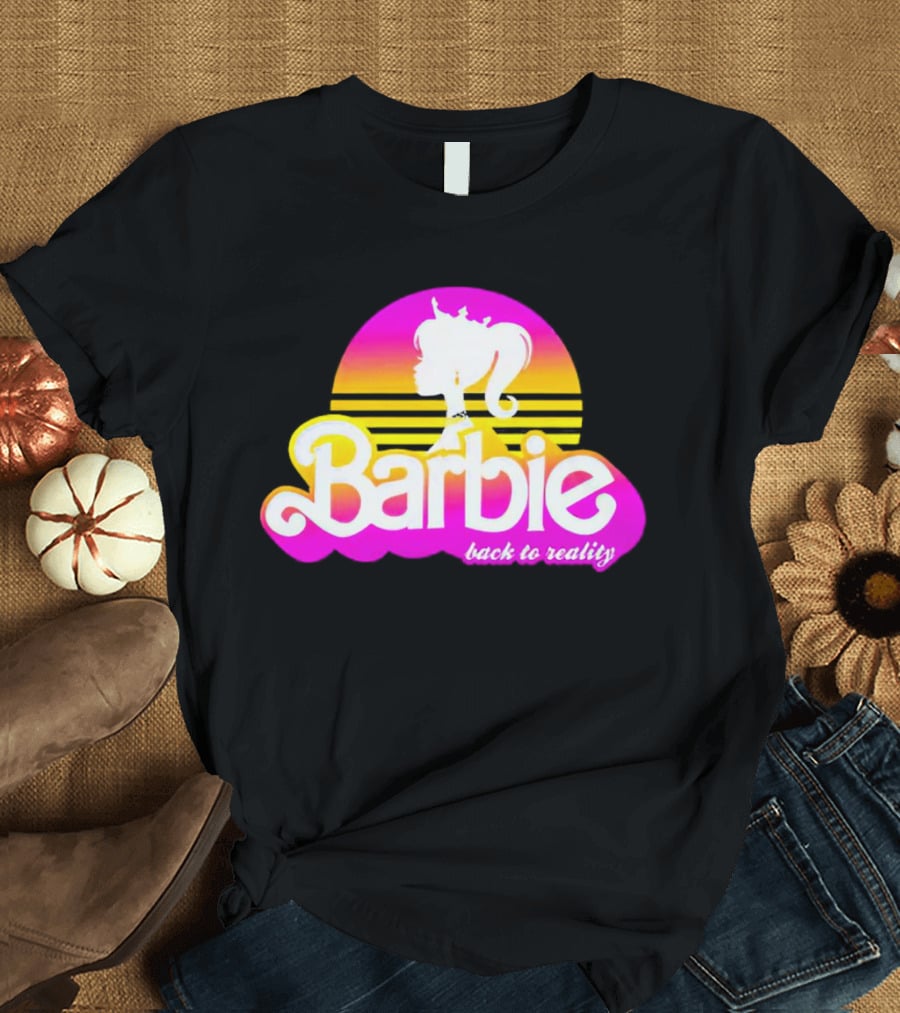Barbie Back To Reality Retro Sunset T-Shirt