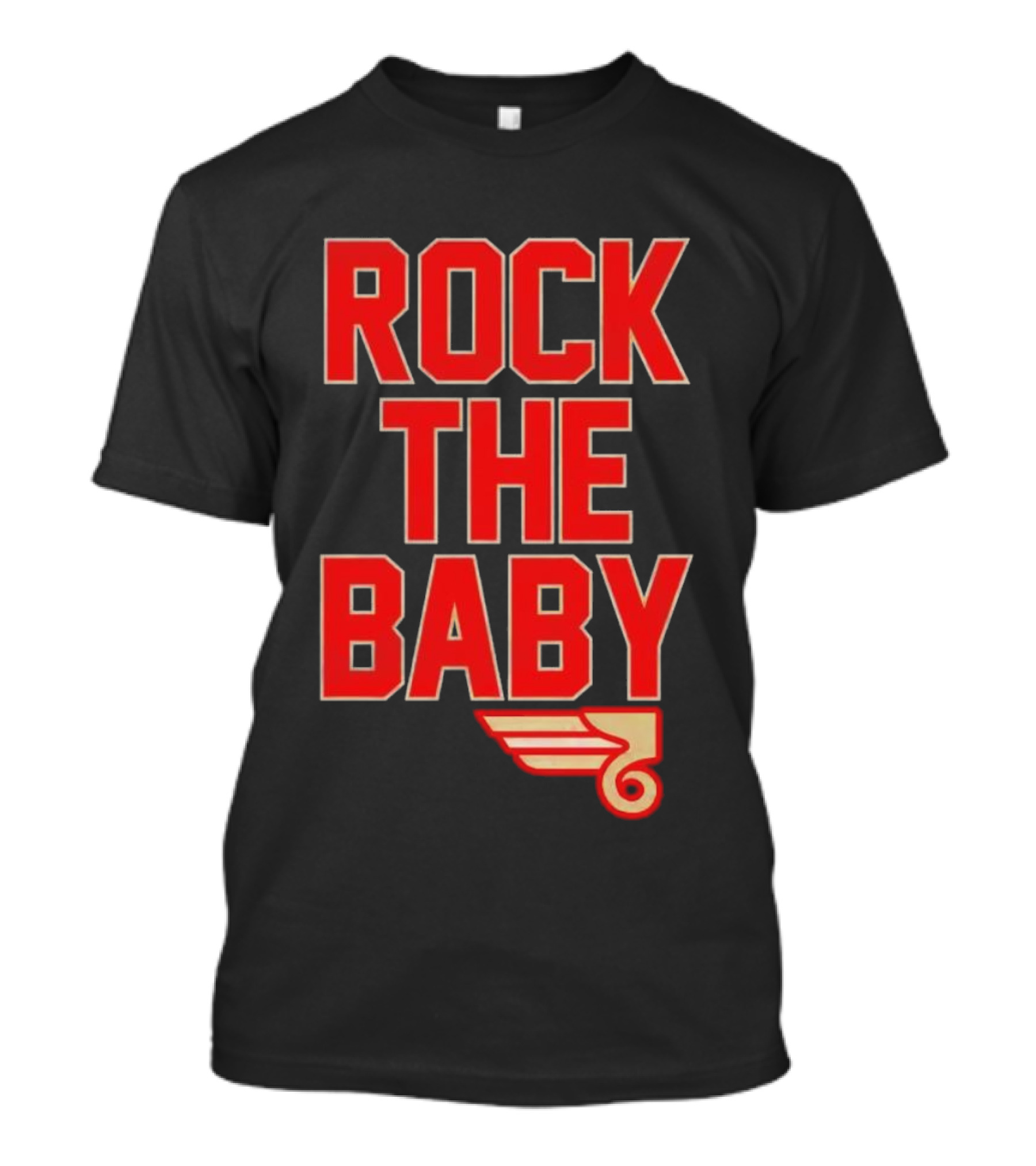 ROCK THE BABY Basketball Dunking T-Shirt