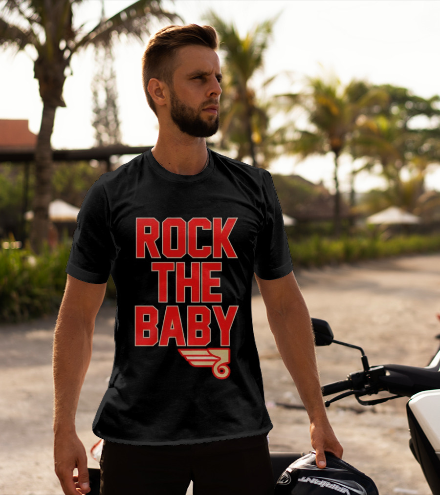 ROCK THE BABY Basketball Dunking T-Shirt