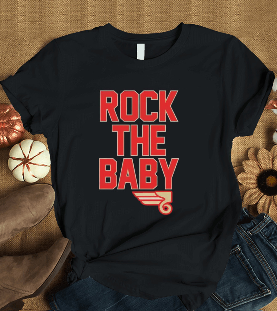 ROCK THE BABY Basketball Dunking T-Shirt