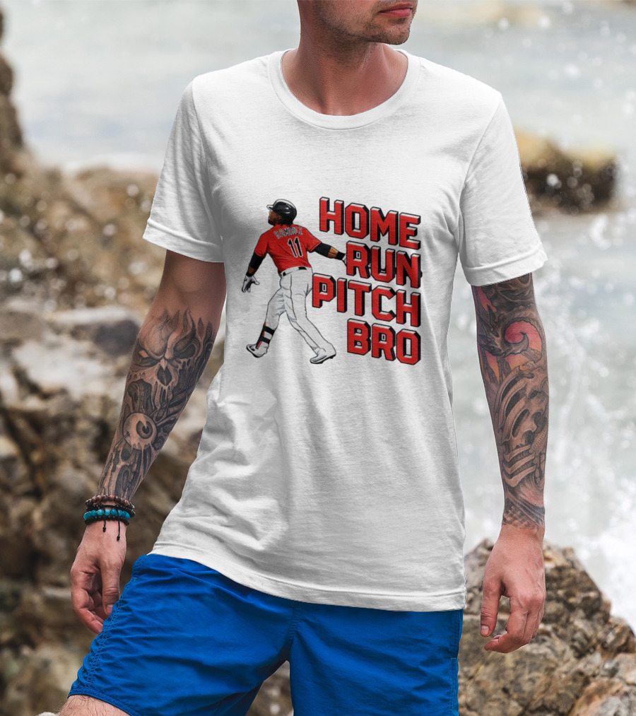 Jose Ramirez 11 Home Run Pitch Bro T-Shirt