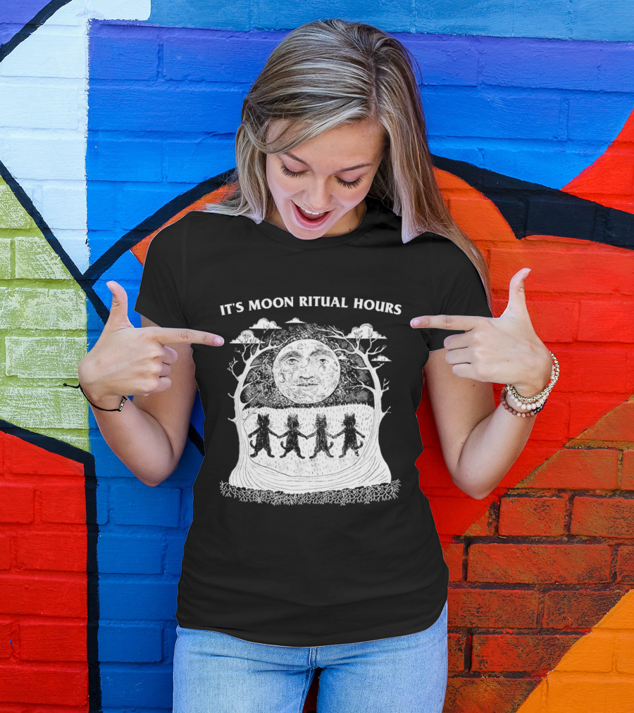 It's Moon Ritual Hours Celestial Phases And Mountains T-Shirt