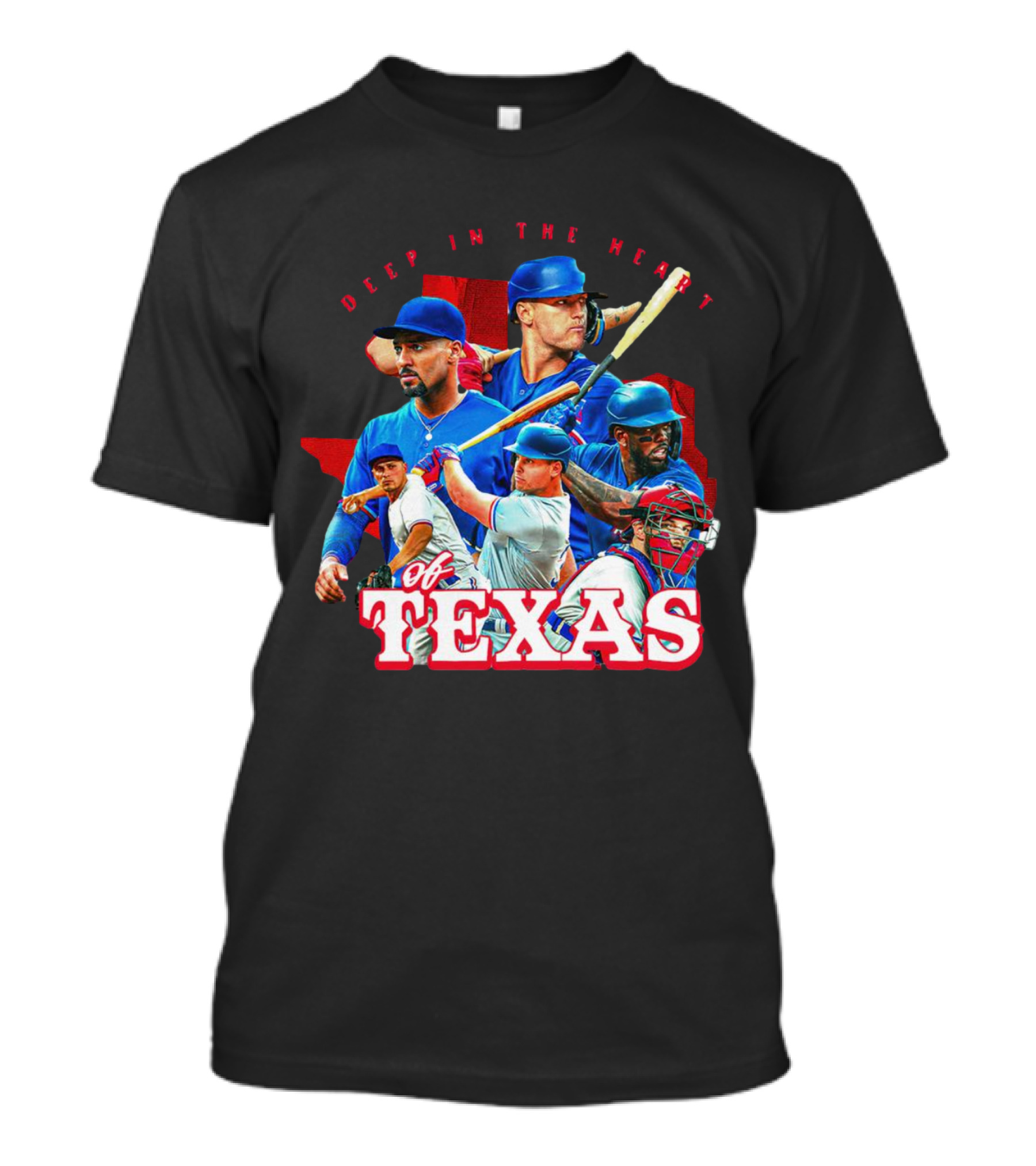 Deep In The Heart Of Texas Baseball T-Shirt