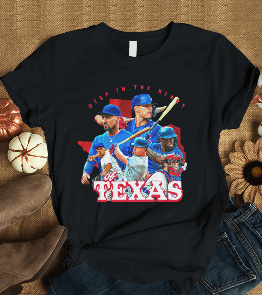 Deep In The Heart Of Texas Baseball T-Shirt