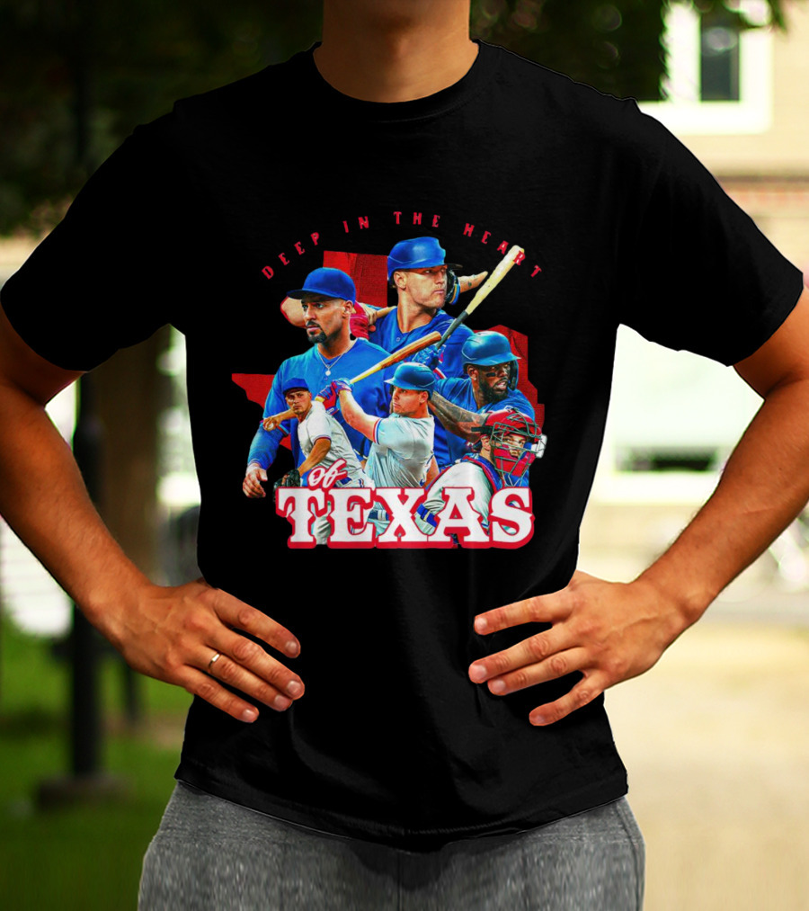 Deep In The Heart Of Texas Baseball T-Shirt