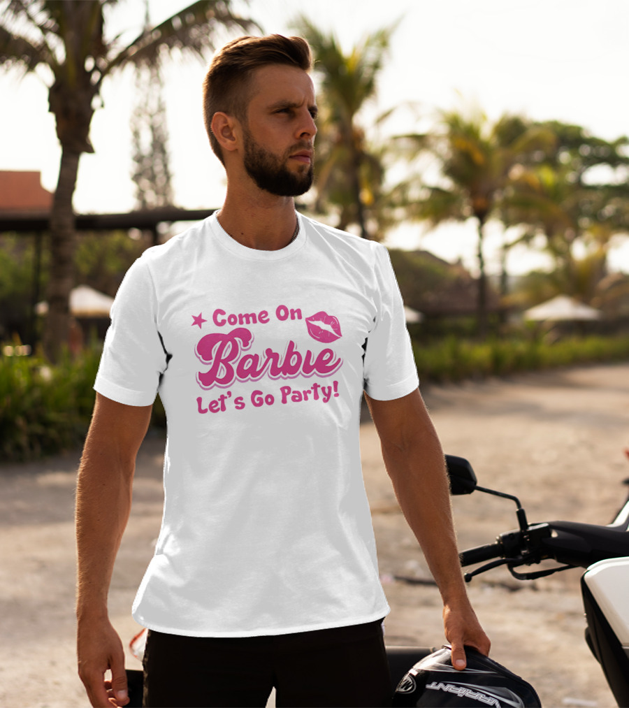 Come On Barbie Let's Go Party Lip T-Shirt