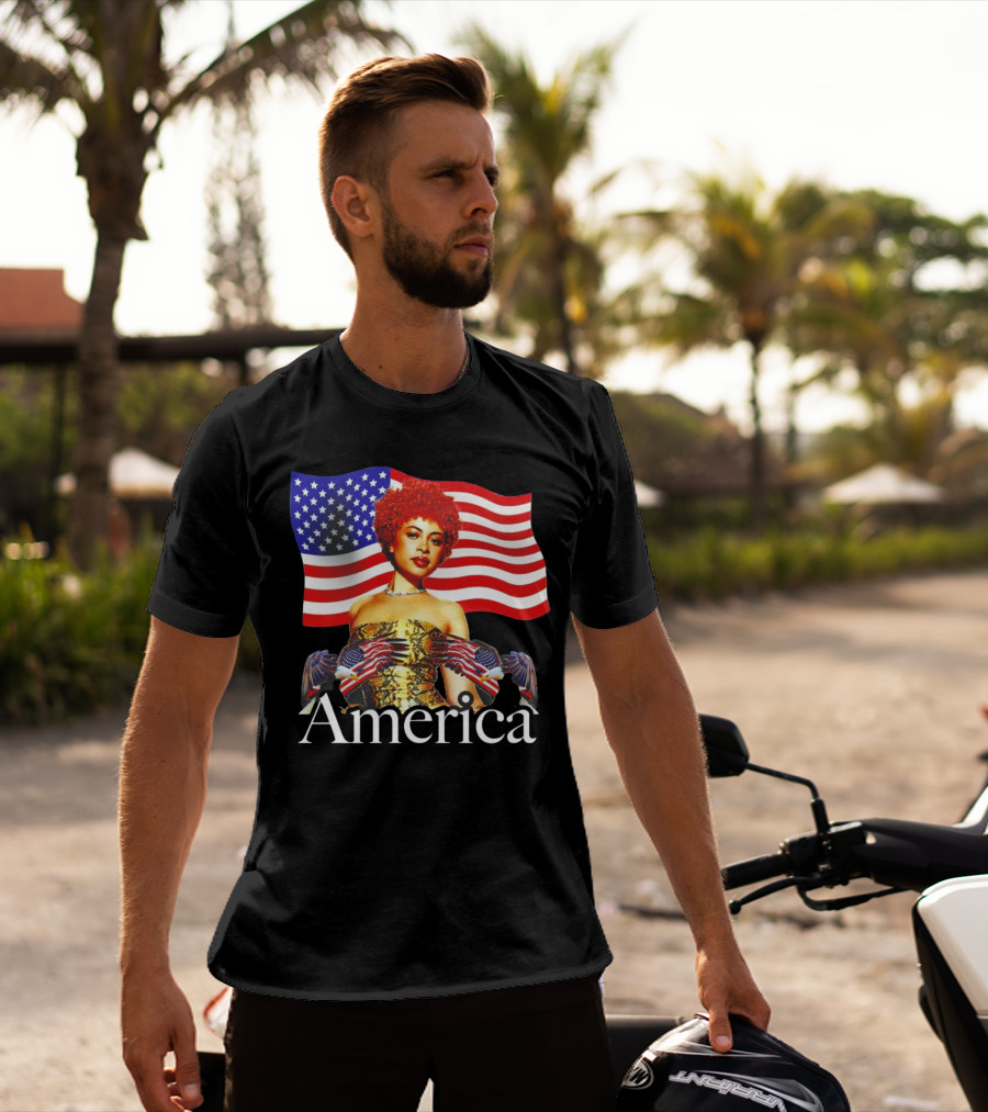 Ice Spice America United States Flag T-Shirt