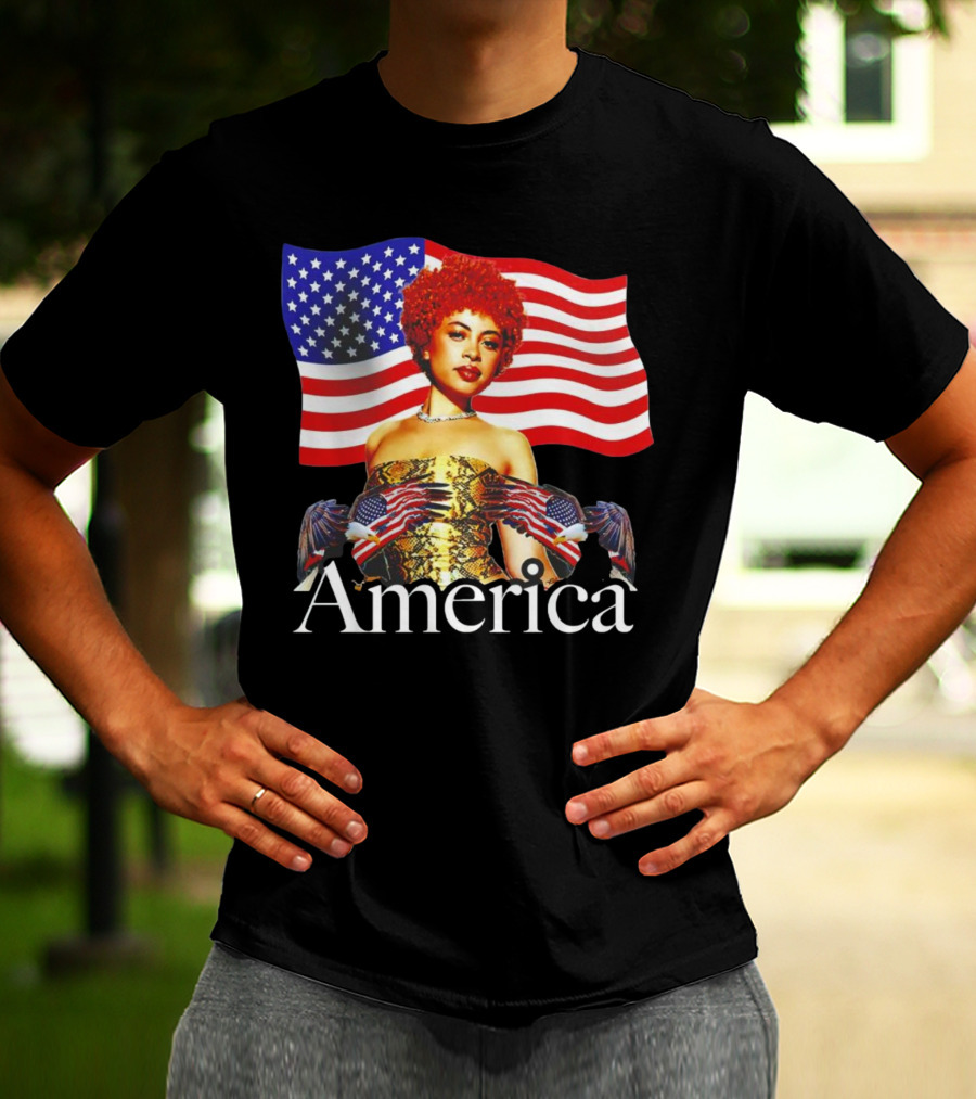Ice Spice America United States Flag T-Shirt
