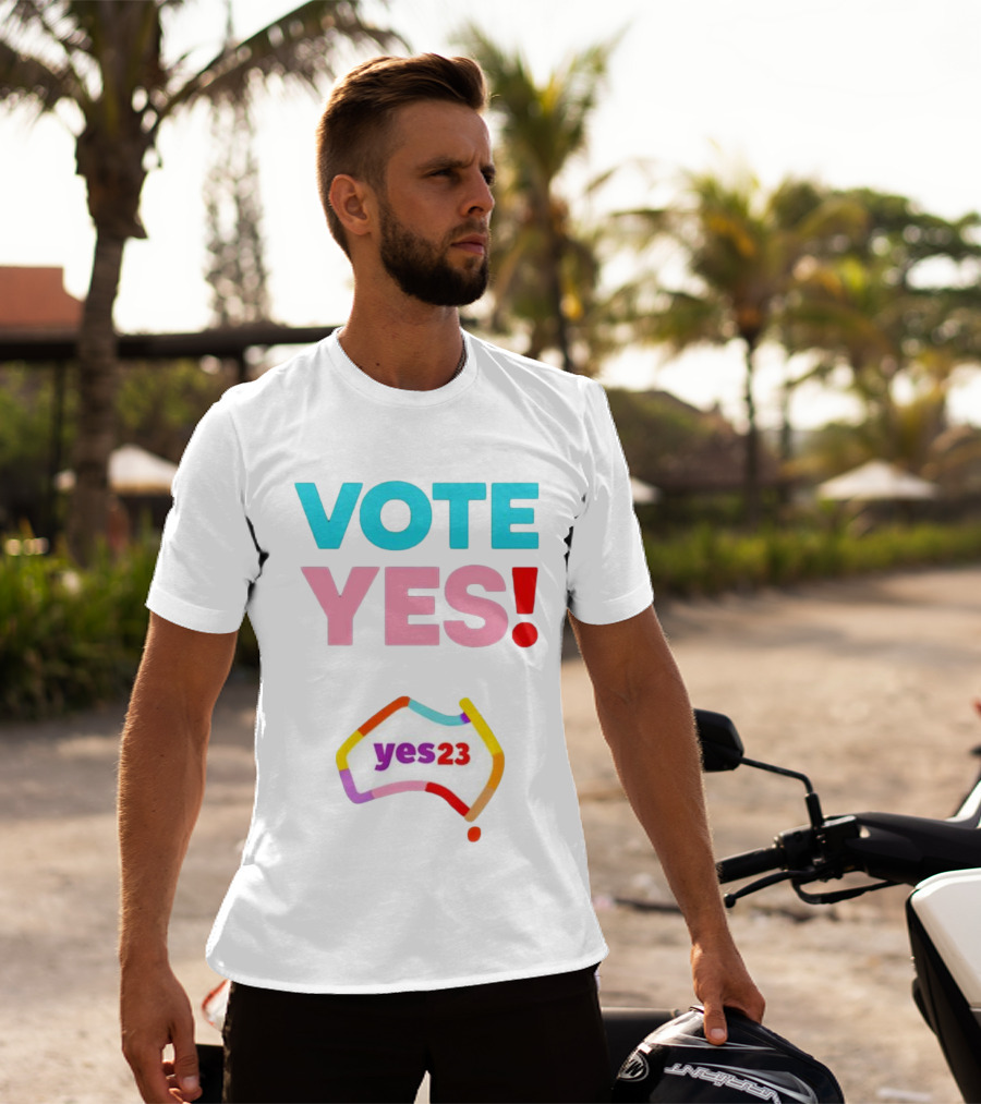 Vote Yes Yes23 Australia Map T-Shirt