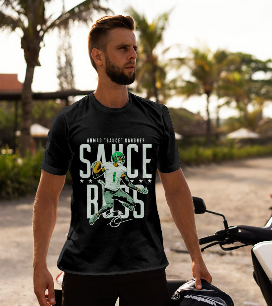 Ahmad Sauce Gardner Sauce Boss Football T-Shirt