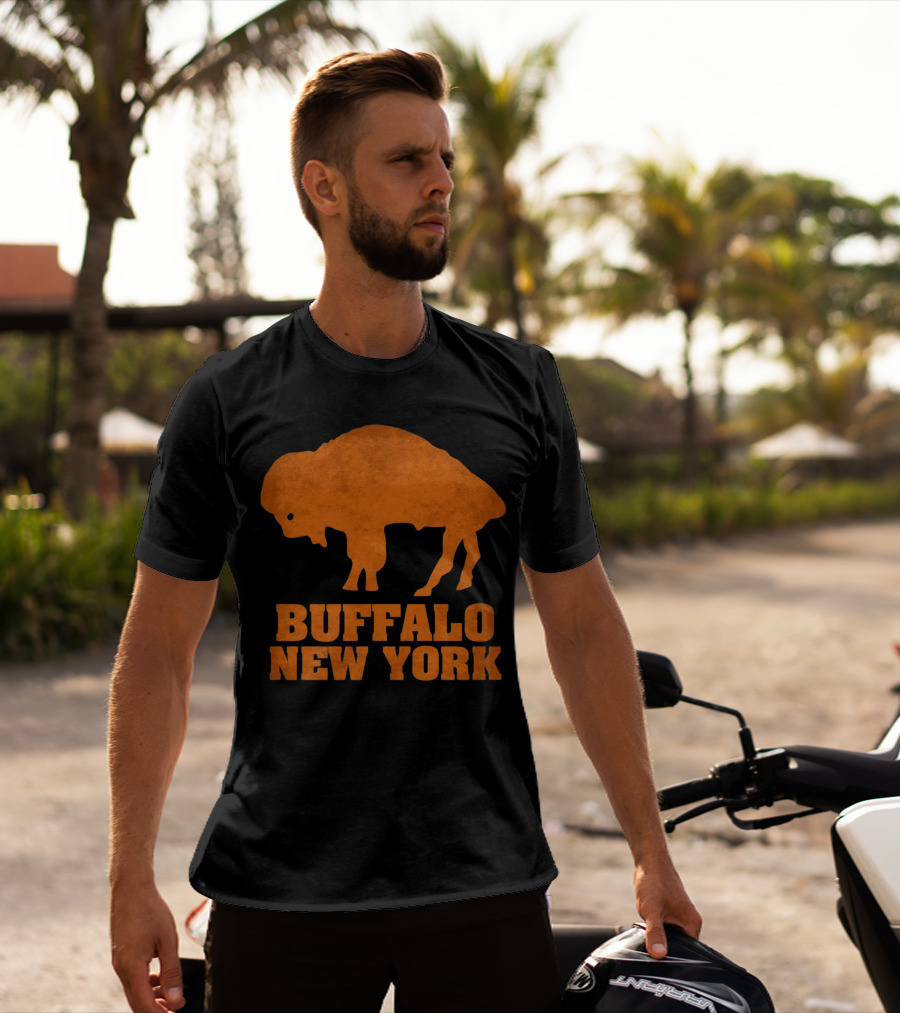 Buffalo New York Bold Orange Buffalo T-Shirt