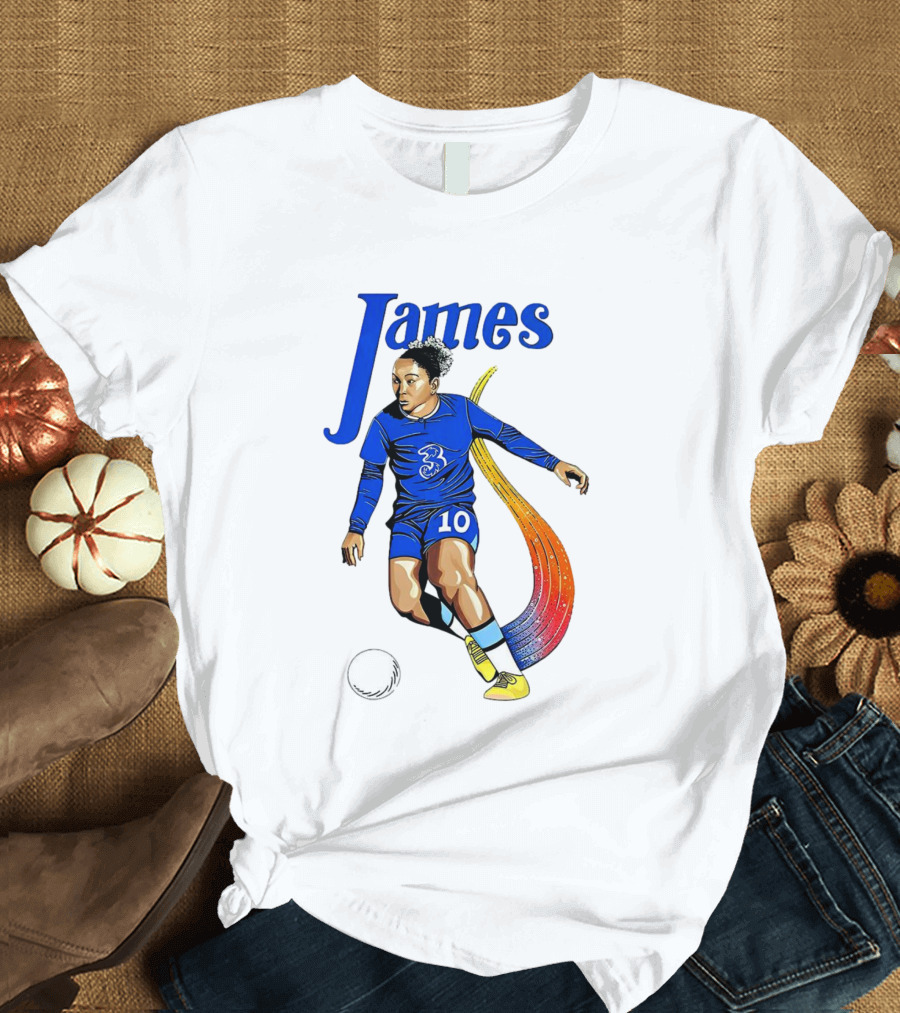 Chelsea Women Soccer Lauren James Number 10 Cheat Code T-Shirt