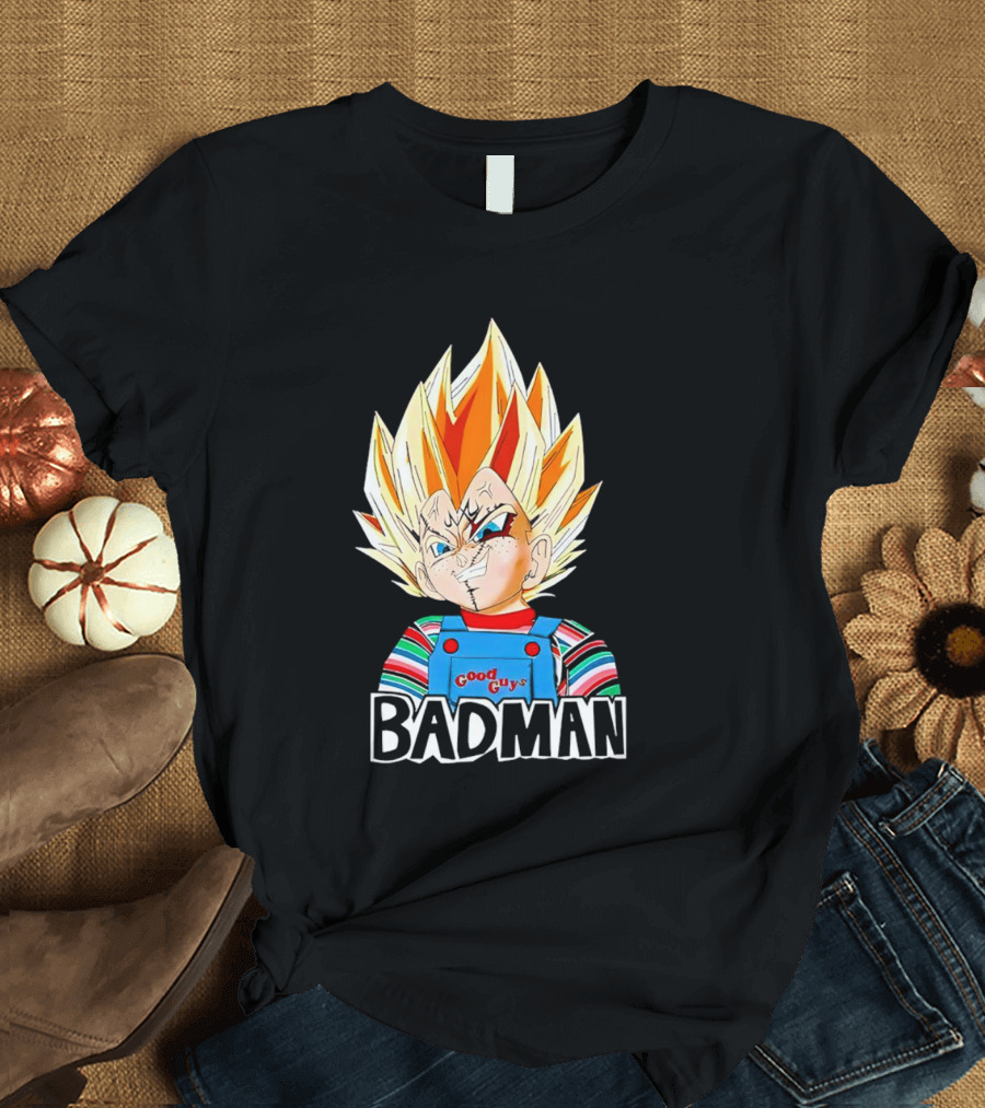Vegeta Badman Good Guys Mashup T-Shirt