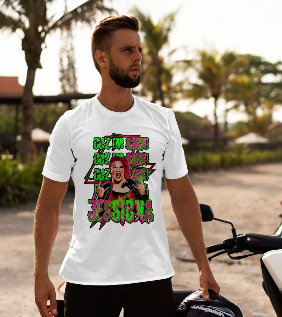 Jessicka Cuz I'm Sick Sign Of The Horns T-Shirt