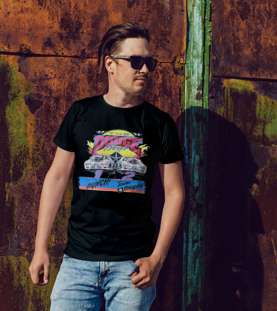 The Dodge Boys 1-2 Punch Team Mopar Racing T-Shirt
