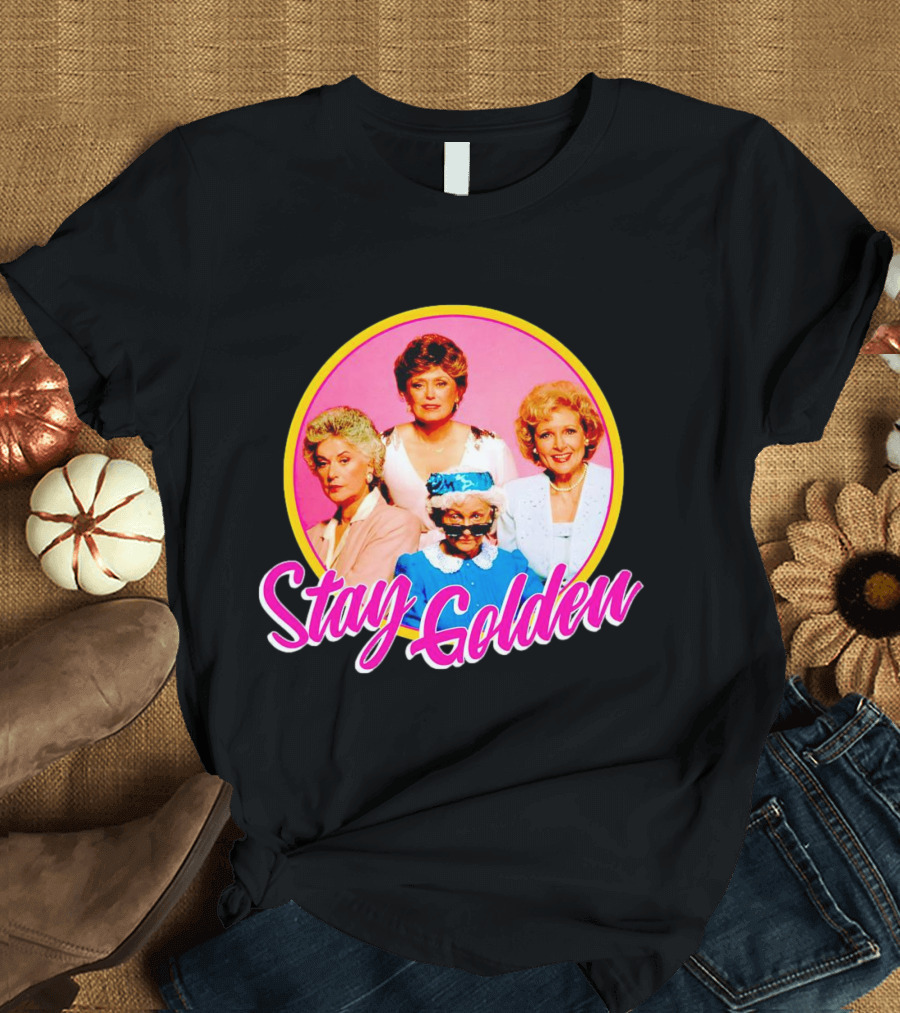 Golden Girls Character Group Circle Stay Golden T-Shirt