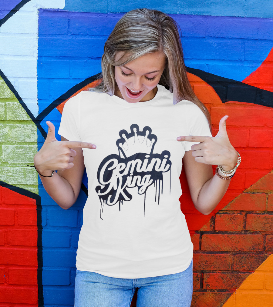 Gemini King Dripping Crown T-Shirt