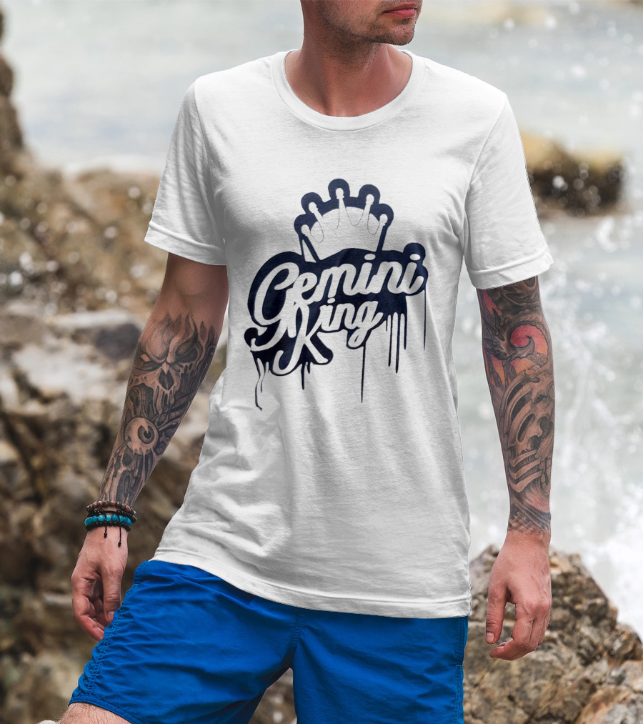 Gemini King Dripping Crown T-Shirt