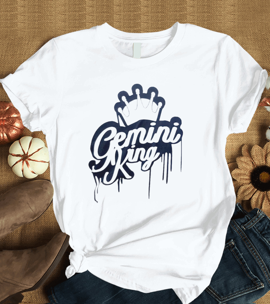 Gemini King Dripping Crown T-Shirt