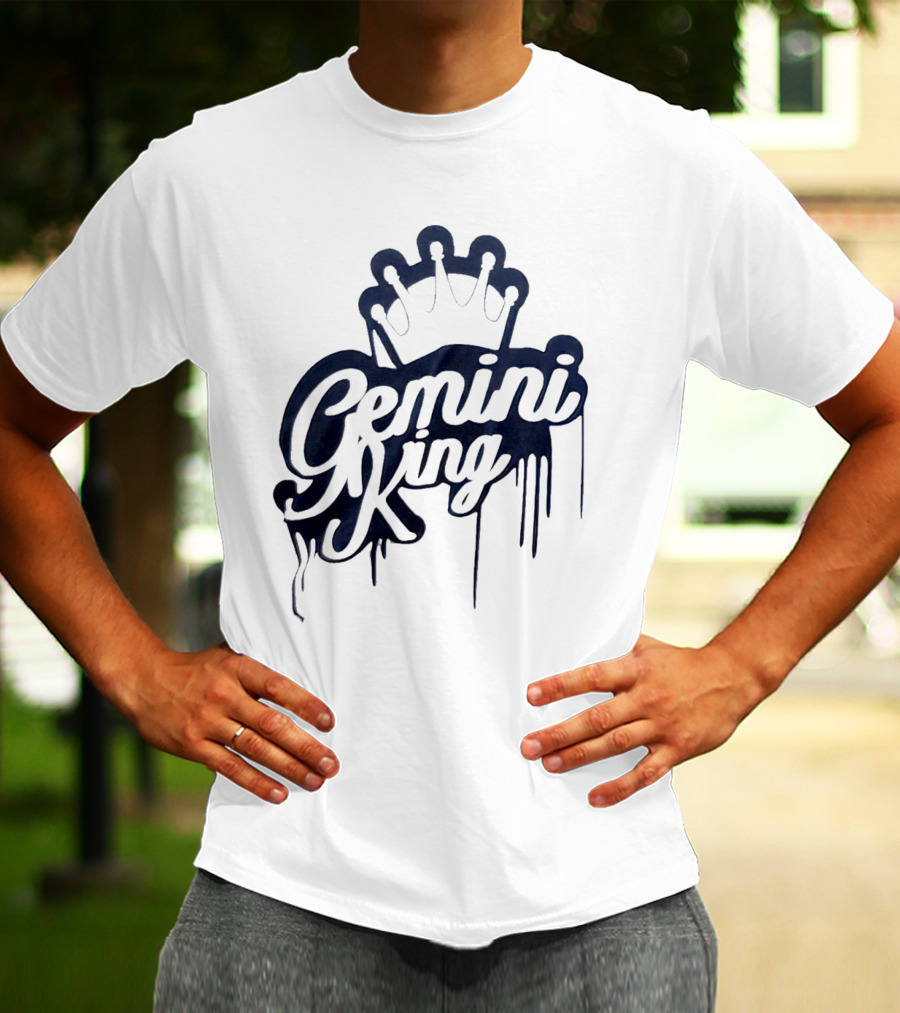 Gemini King Dripping Crown T-Shirt