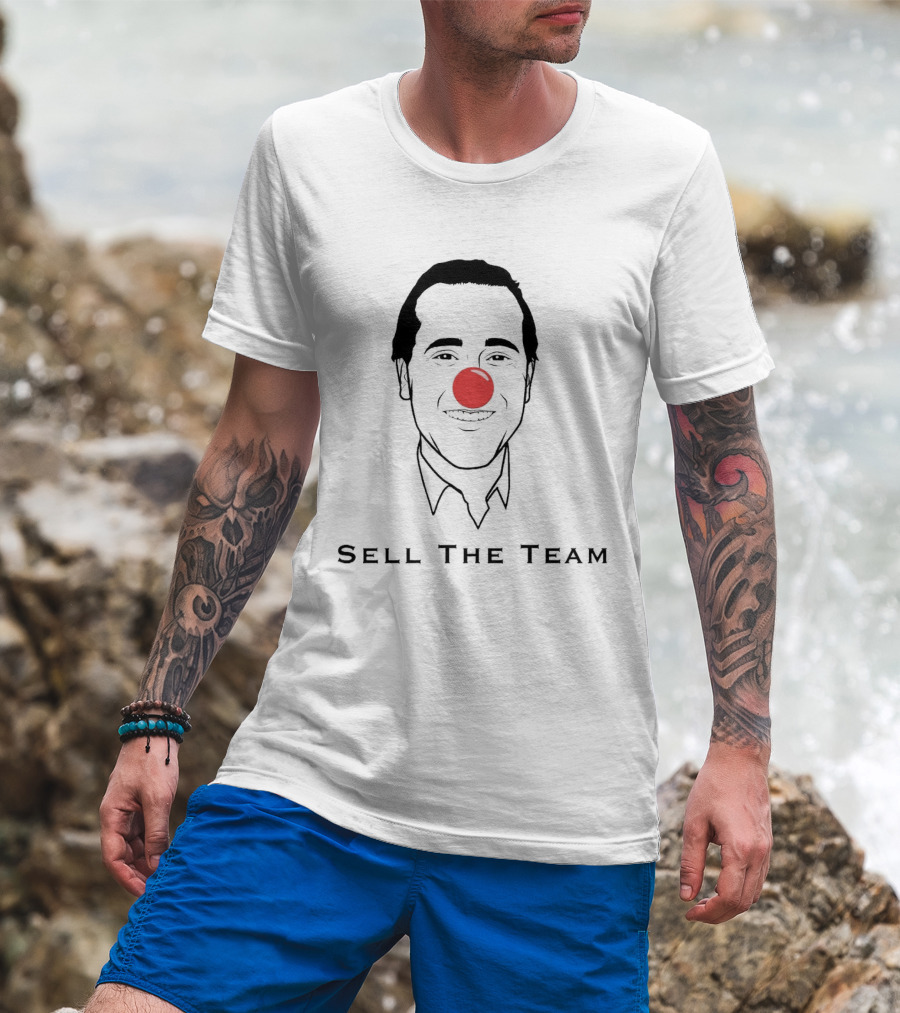 Sell The Team Kevin Brown Red Clown Nose Protest T-Shirt