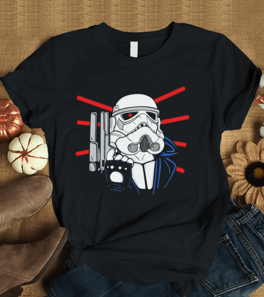 Star Wars Stormtrooper Meets The Terminator Mashup The Storminator T-Shirt