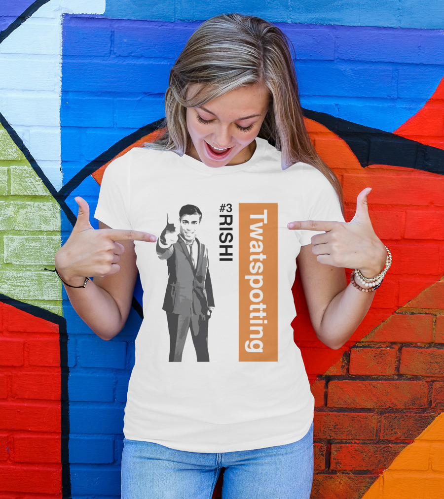 Twatspotting #3 Rishi Thumbs Up Gesture T-Shirt