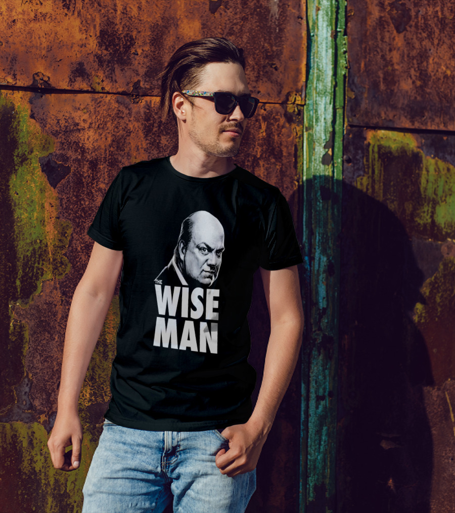 Paul Heyman The Wise Man Portrait WWE Acknowledgment T-Shirt