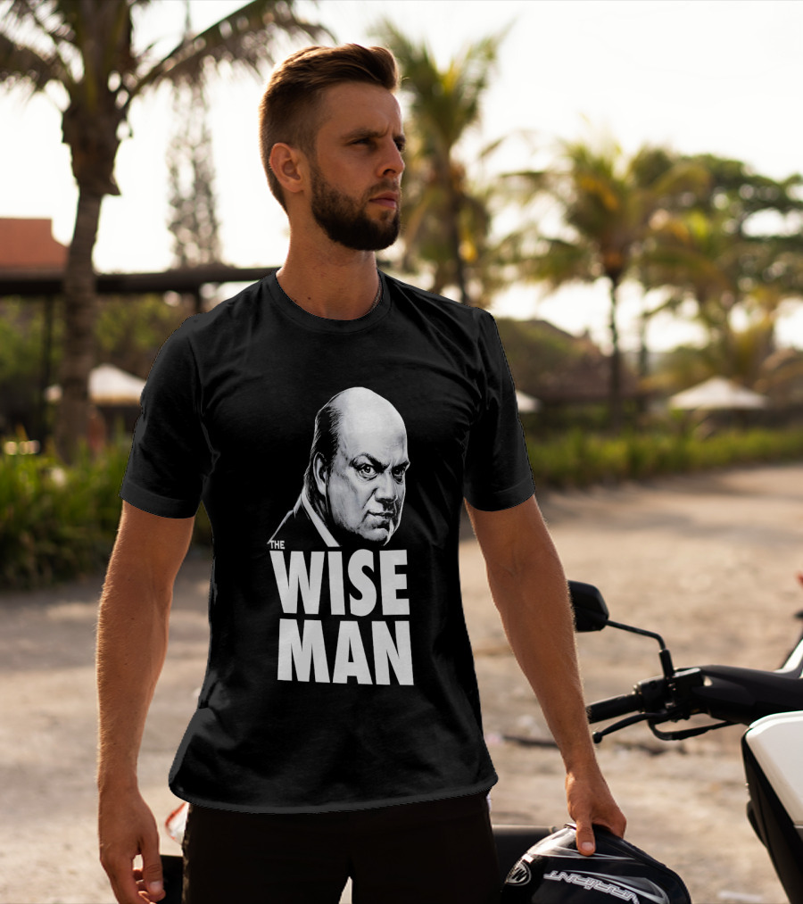 Paul Heyman The Wise Man Portrait WWE Acknowledgment T-Shirt