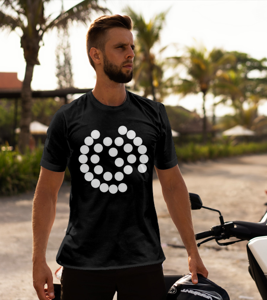 EV Fan Electric Vehicles Dotted Circle T-Shirt