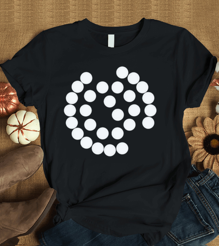 EV Fan Electric Vehicles Dotted Circle T-Shirt