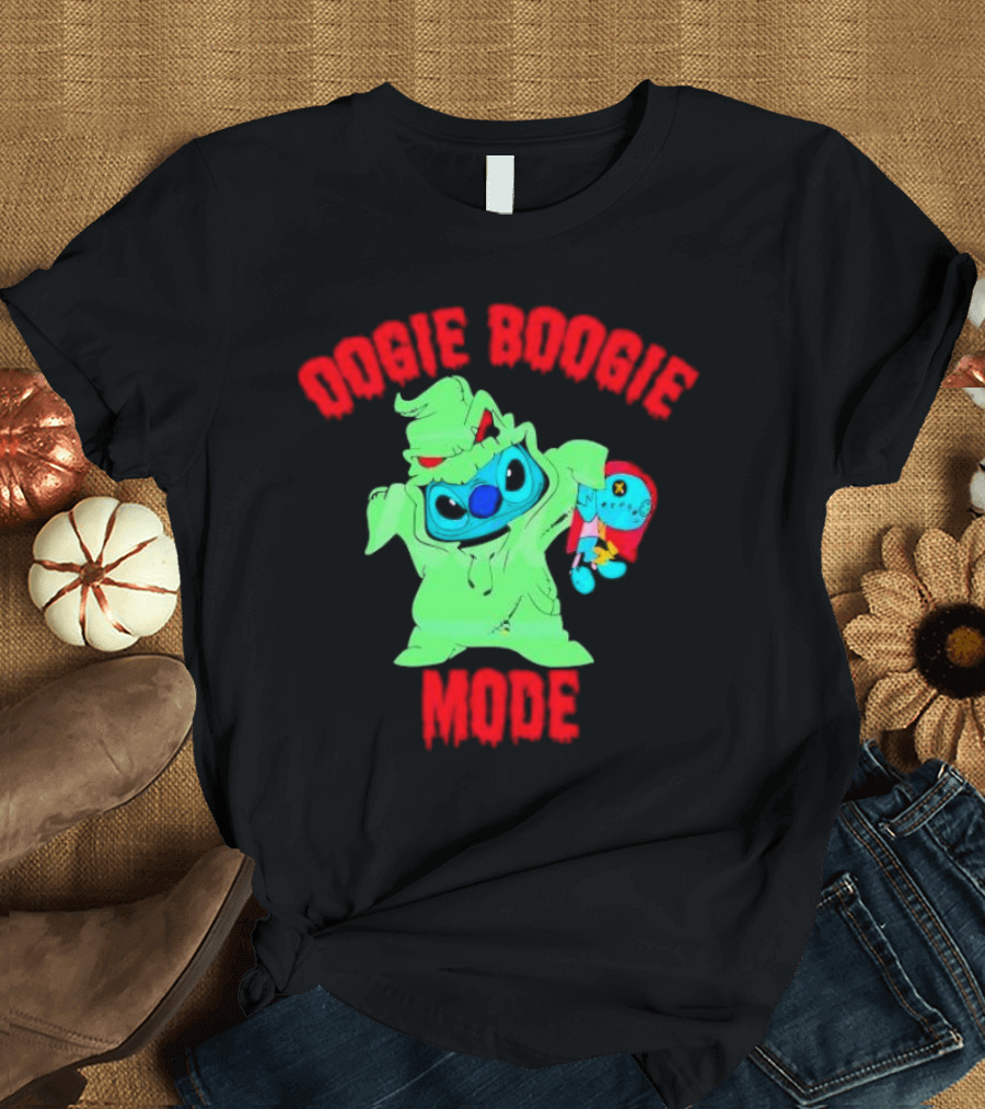 Stitch In Oogie Boogie Mode Halloween Voodoo Doll T-Shirt