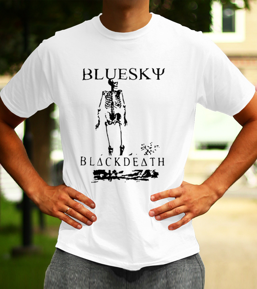 BLUESKY BLACKDEATH Skeleton T-Shirt