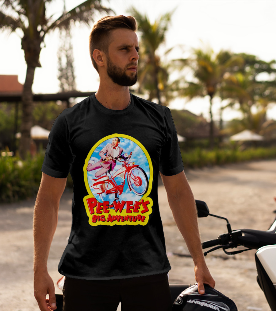 Pee Wee's Big Adventure Comedy Large Marge Bike Scene T-Shirt