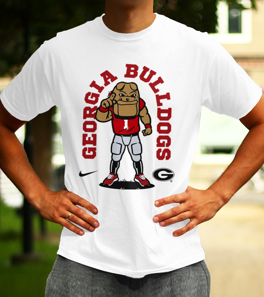 Georgia Bulldogs Mascot Athletic Bulldog T-Shirt