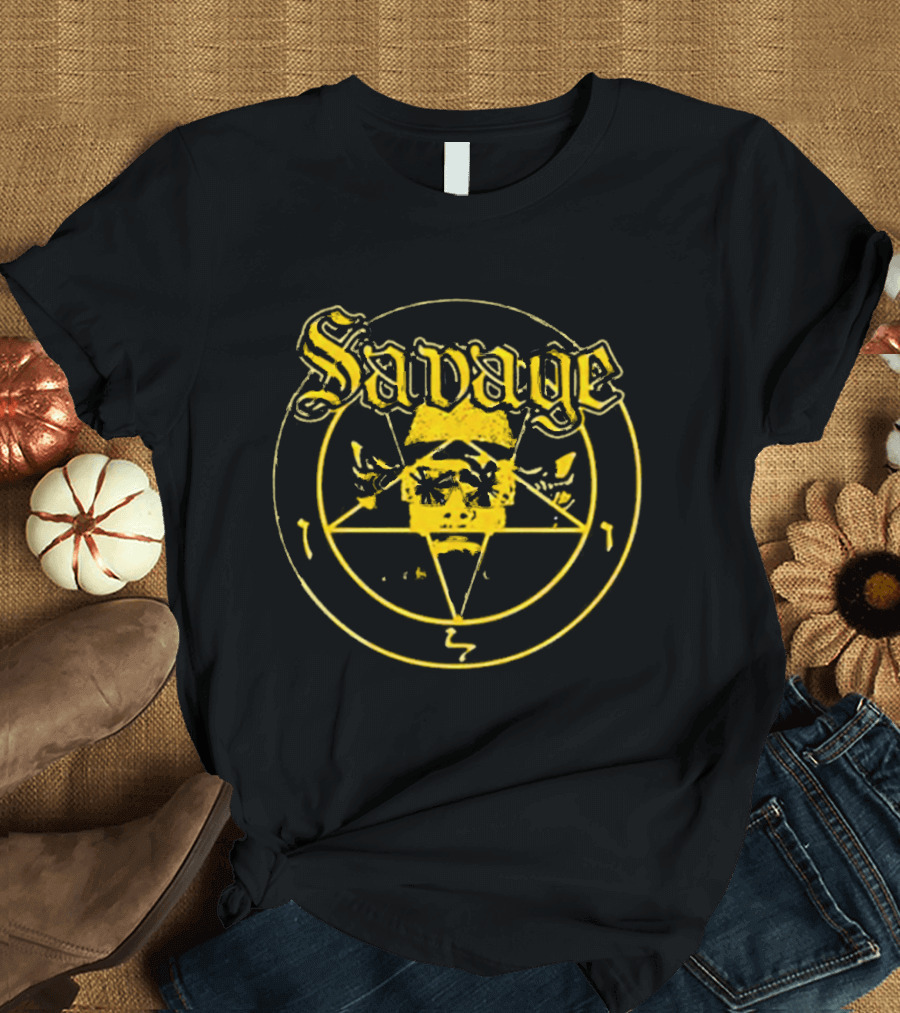 Savage Macho Man Randy Savage Venom Baphomet T-Shirt