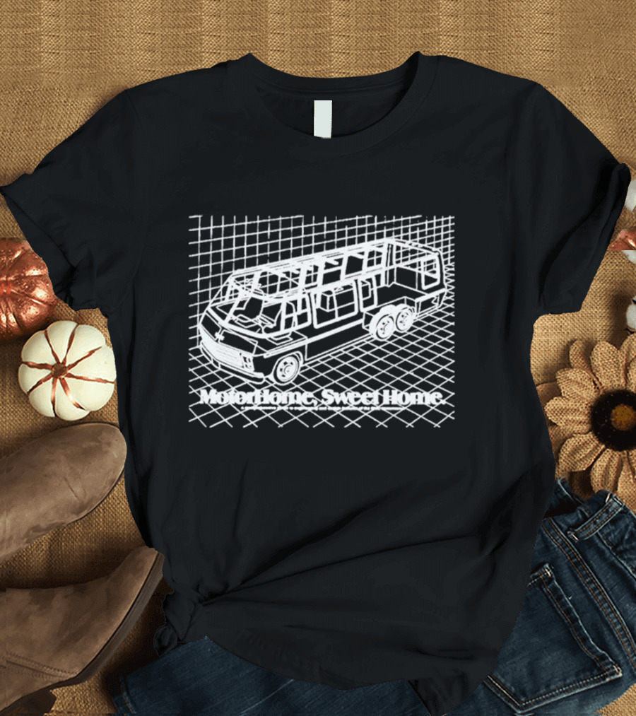 Motorhome Sweet Home Breaking Bad RV Blueprint T-Shirt