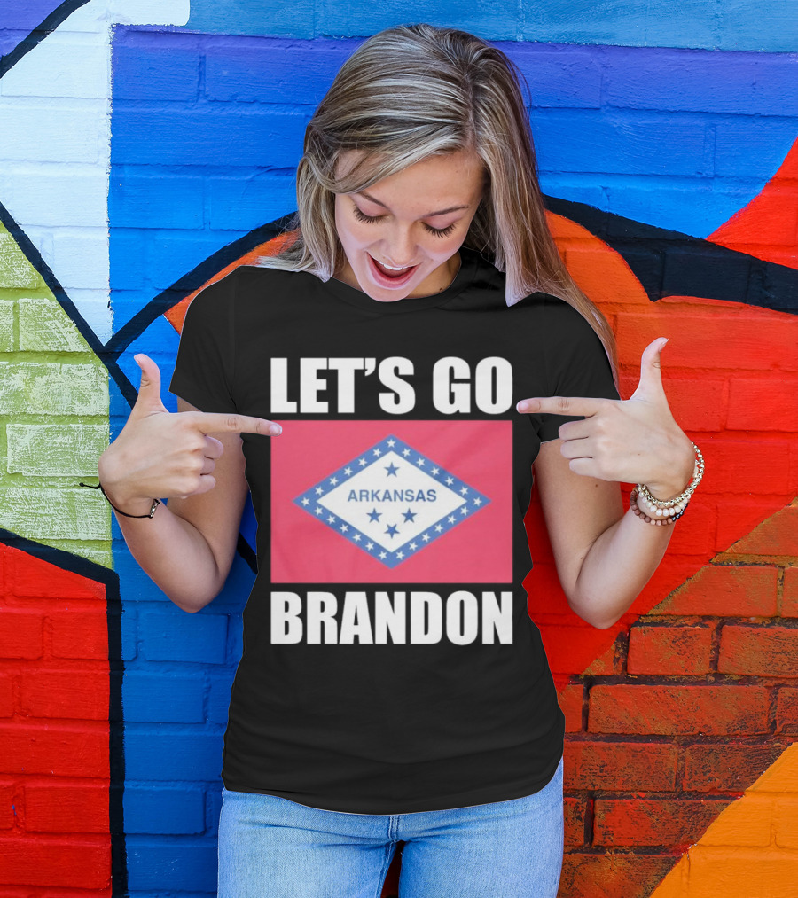 LET'S GO BRANDON ARKANSAS FLAG T-Shirt