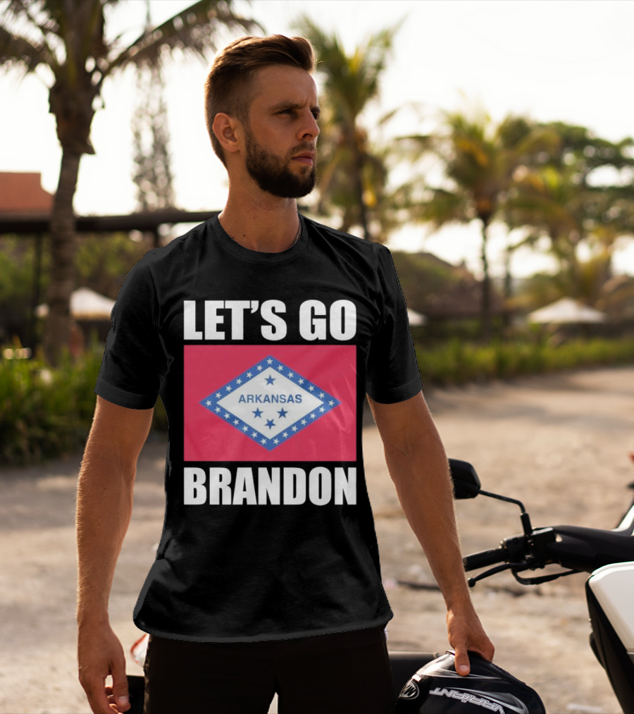 LET'S GO BRANDON ARKANSAS FLAG T-Shirt