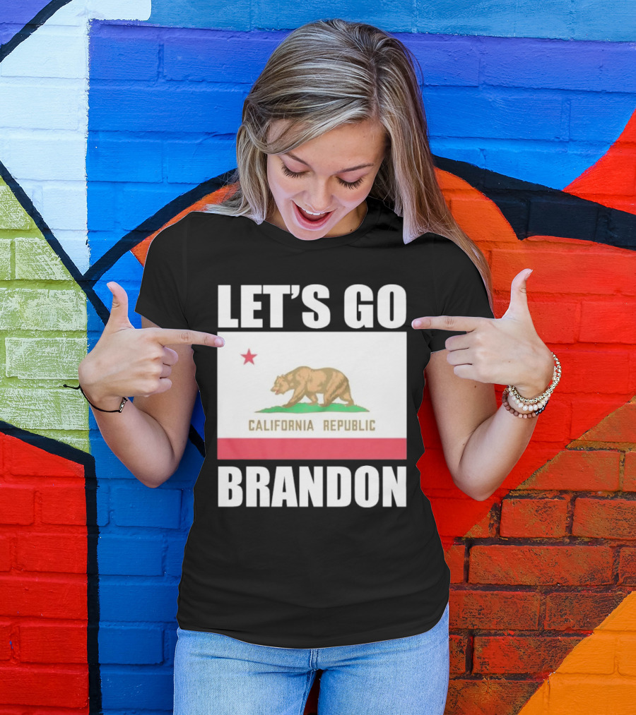 LET’S GO BRANDON CALIFORNIA REPUBLIC FLAG T-Shirt