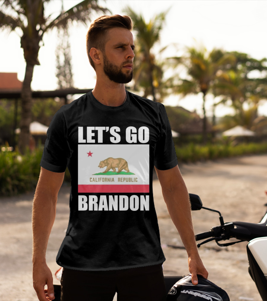 LET’S GO BRANDON CALIFORNIA REPUBLIC FLAG T-Shirt