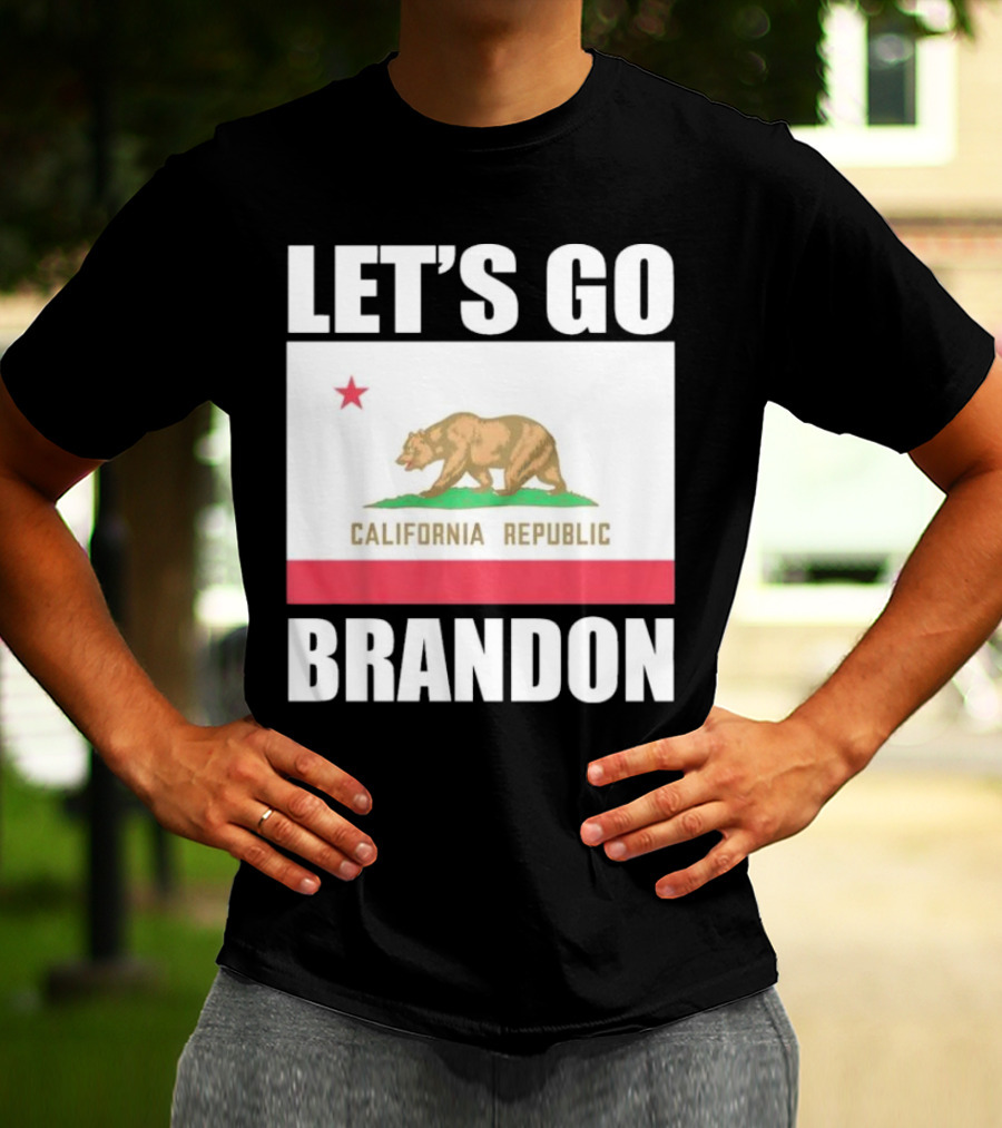 LET’S GO BRANDON CALIFORNIA REPUBLIC FLAG T-Shirt