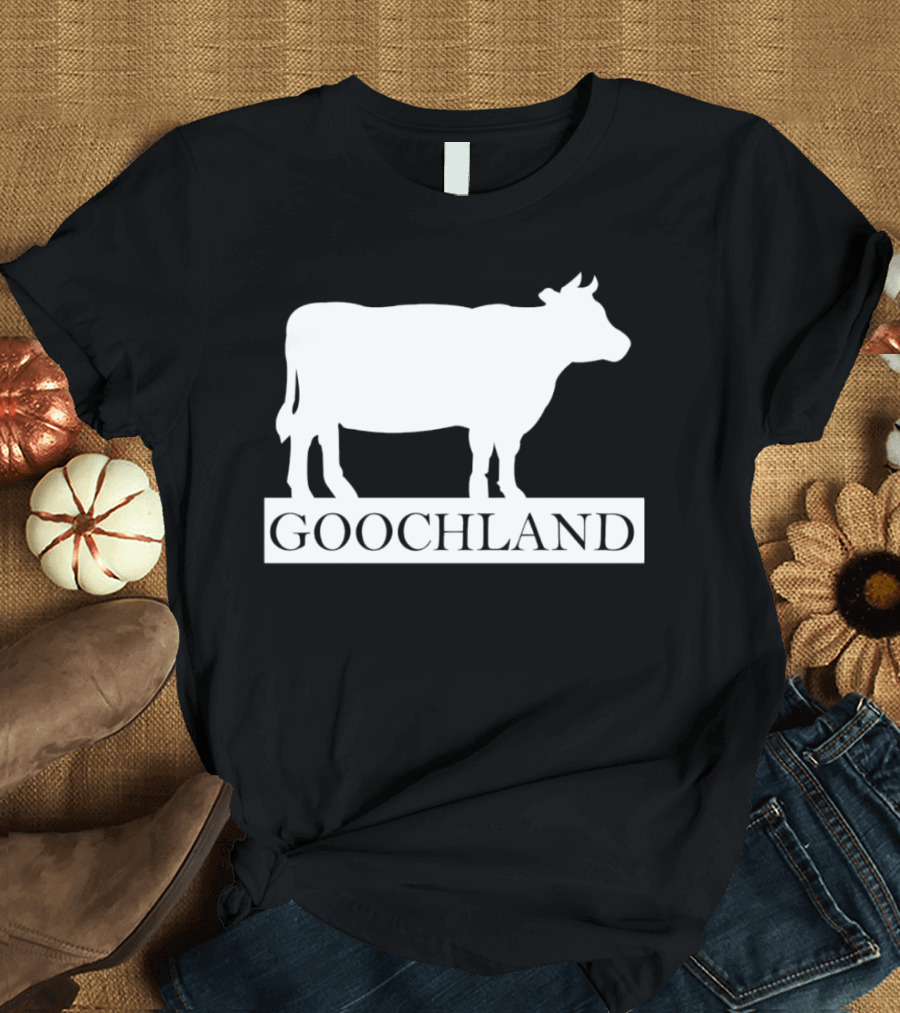 Goochland Cow Silhouette White T-Shirt