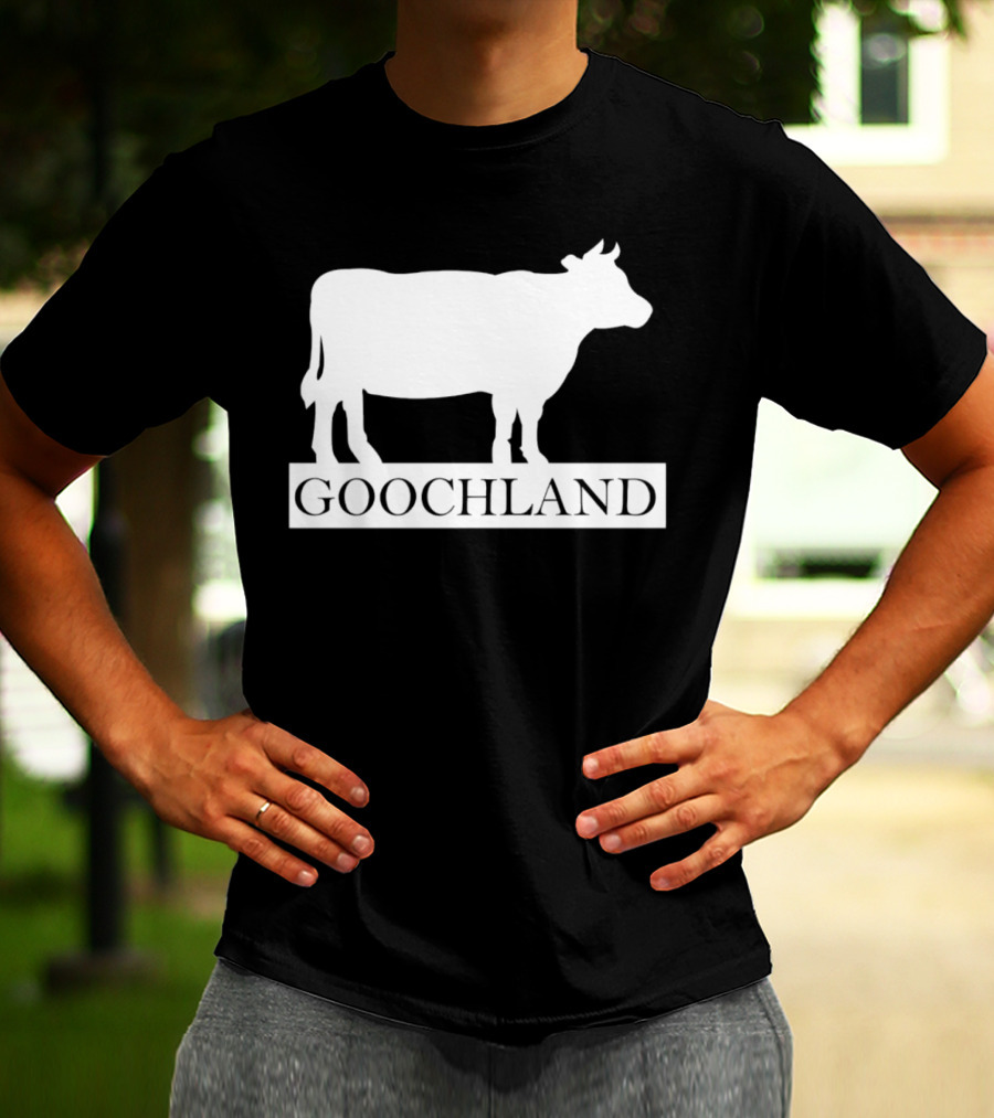Goochland Cow Silhouette White T-Shirt