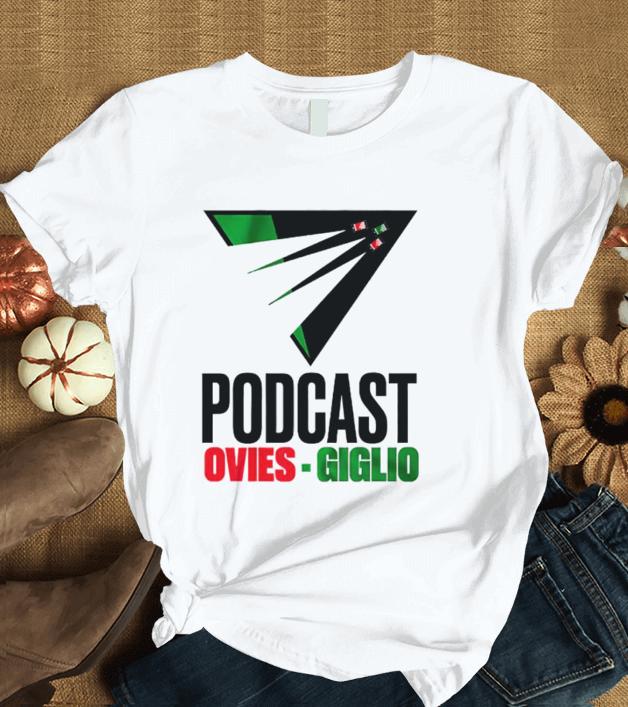 Podcasts Ovies Giglio Football Discussion With Triangular Color Stream T-Shirt