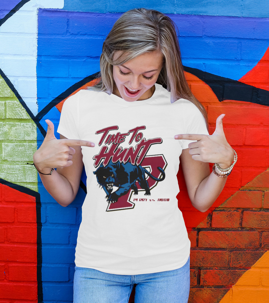 Time To Hunt Perry Vs. Hoco Panther Gold Out T-Shirt