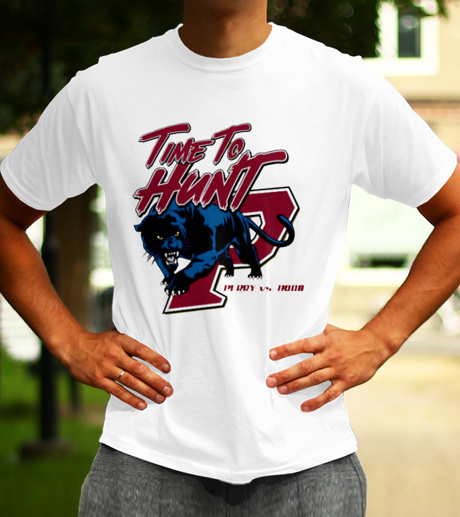 Time To Hunt Perry Vs. Hoco Panther Gold Out T-Shirt