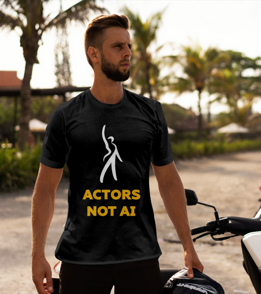 Actors Not AI Striking Pose T-Shirt