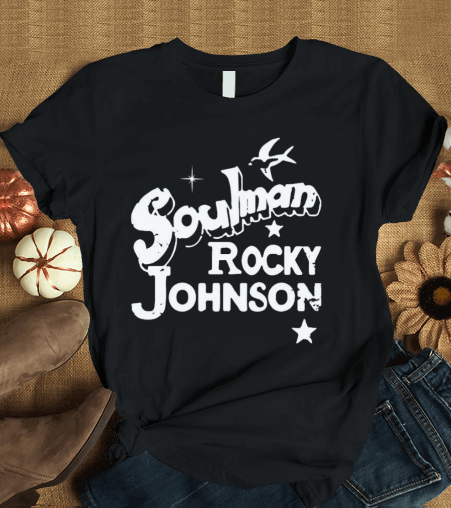 Soulman Rocky Johnson Bird And Star T-Shirt