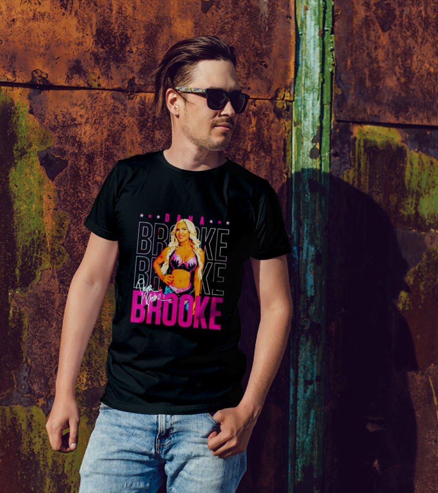 Dana Brooke Signature Name Repeat T-Shirt